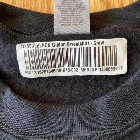 Girl Math Crewneck Sweatshirt Black Medium - Picture 3 of 5